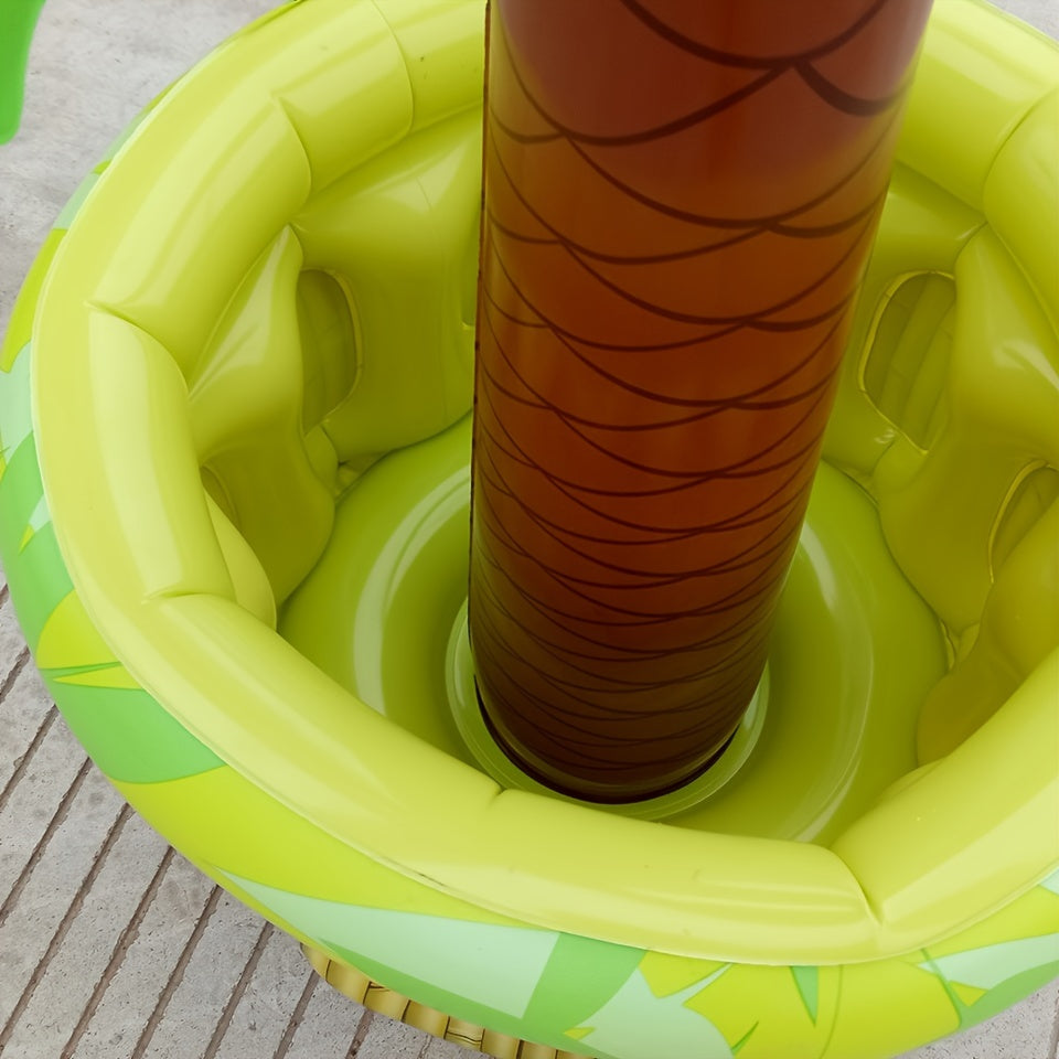 1pc Inflatable Palm Tree Cooler Beverage Holder for Pool Party