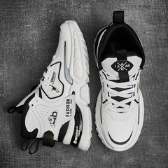 Men's Lightweight High Top Shoes Breathable Walking Sneakers