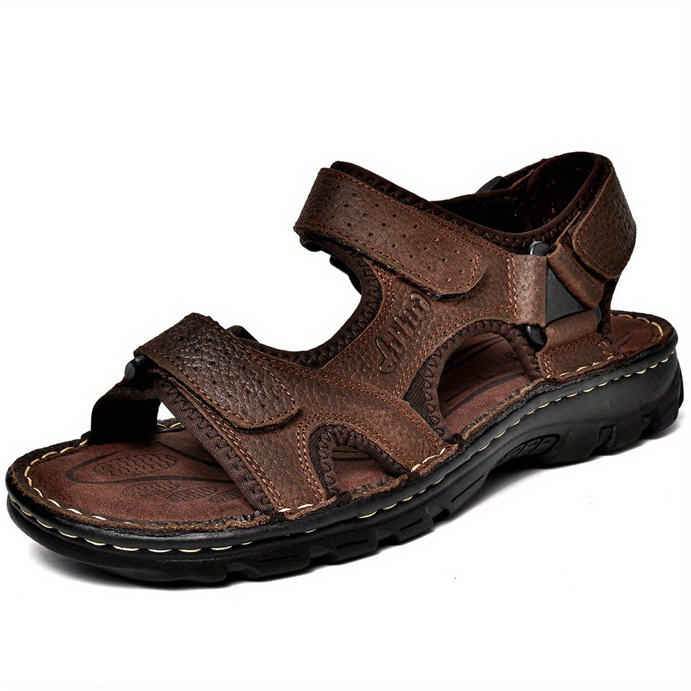 Durable Non Slip Men's Hiking Sandals Comfy Beach Shoes