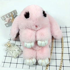 Plush Rabbit Shoulder Bag Stuffed Toy School Backpack Kids Gift