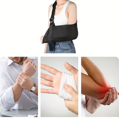 Adjustable Shoulder Arm Sling with Pocket for Mobile Phone