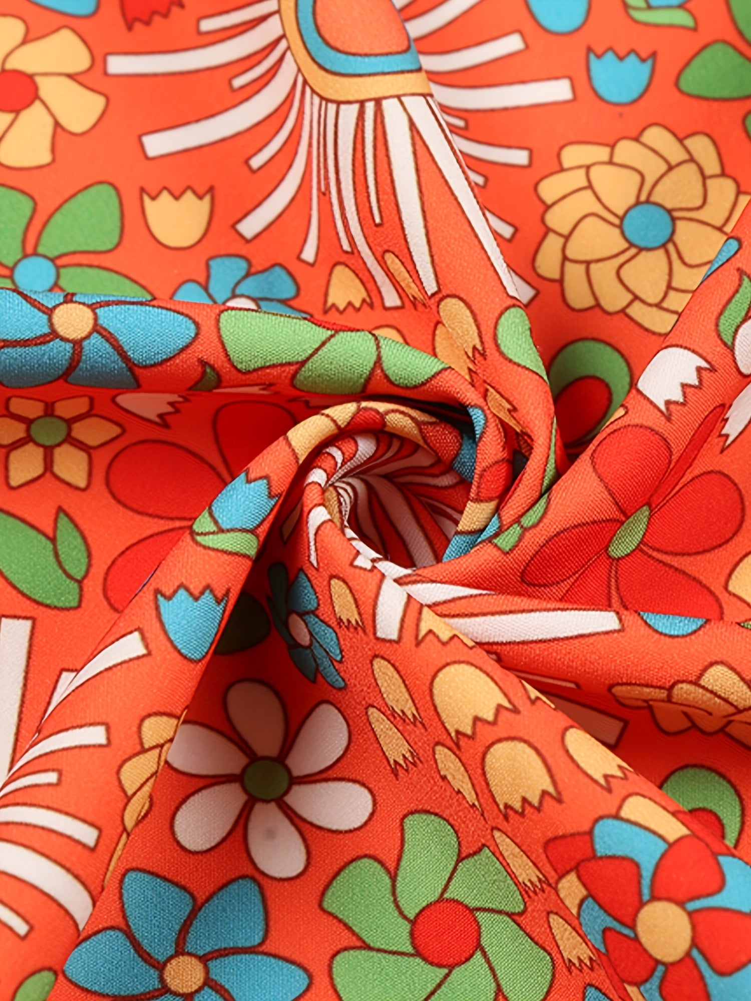 Floral Print Mini Skirt for Spring & Summer