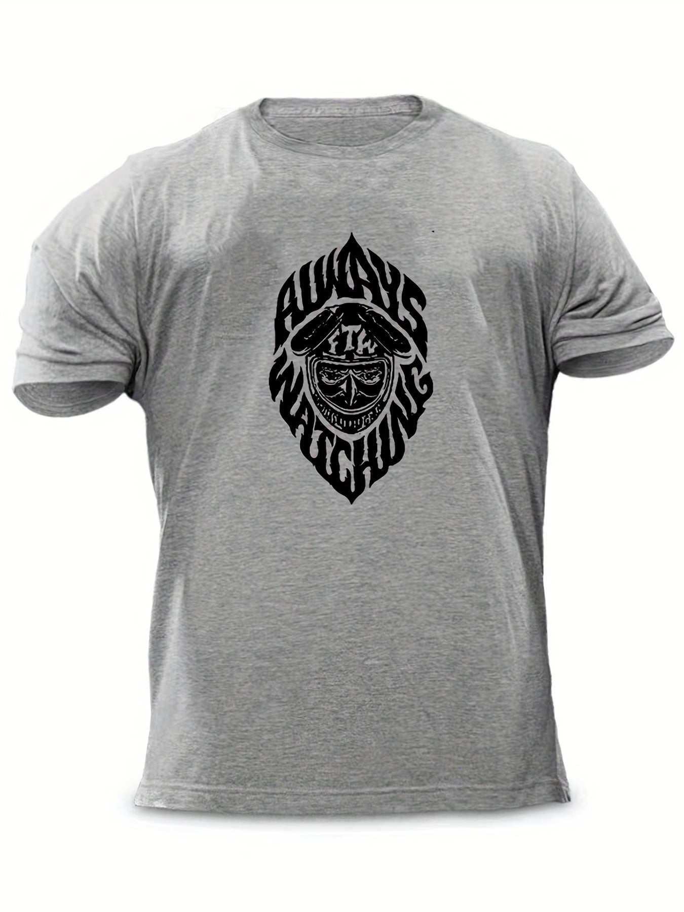 Men's Always Watching Print T shirt Casual Tee