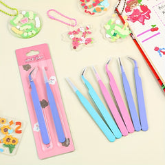 Macaron Tweezers for DIY Journal Stickers