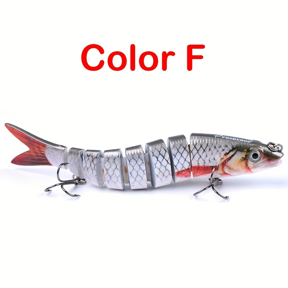 8 Segment Jointed Crankbait Swimbait Fishing Hard Bait Realistic Sinking Action