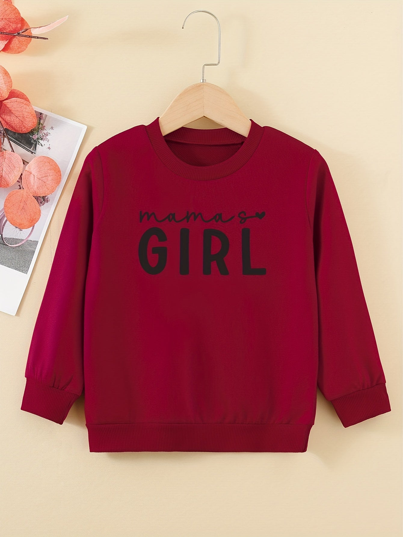 Girls' ''Mama's Girl'' Graphic Sweatshirt
