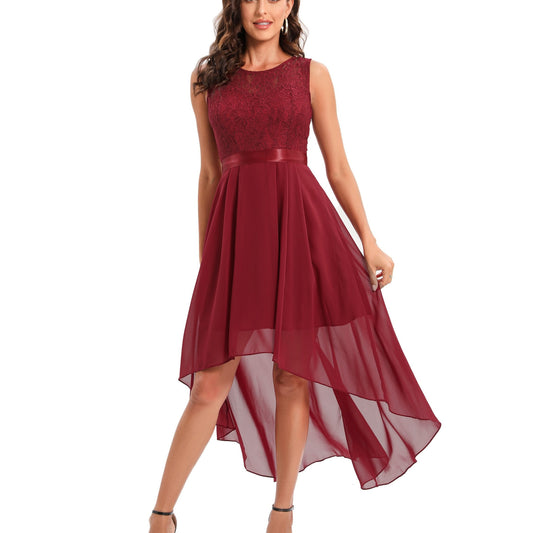Women's Retro Lace Maxi Dress Evening Cocktail Dress
