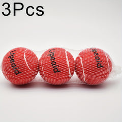 3pcs Rubber Tennis Balls for Practice Training