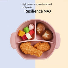 Baby Suction Plate Set with Divided Compartment