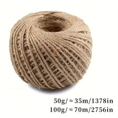 1pc Hemp Yarn String Diy Rope Decorative Rope Antique Rope Garden Rope