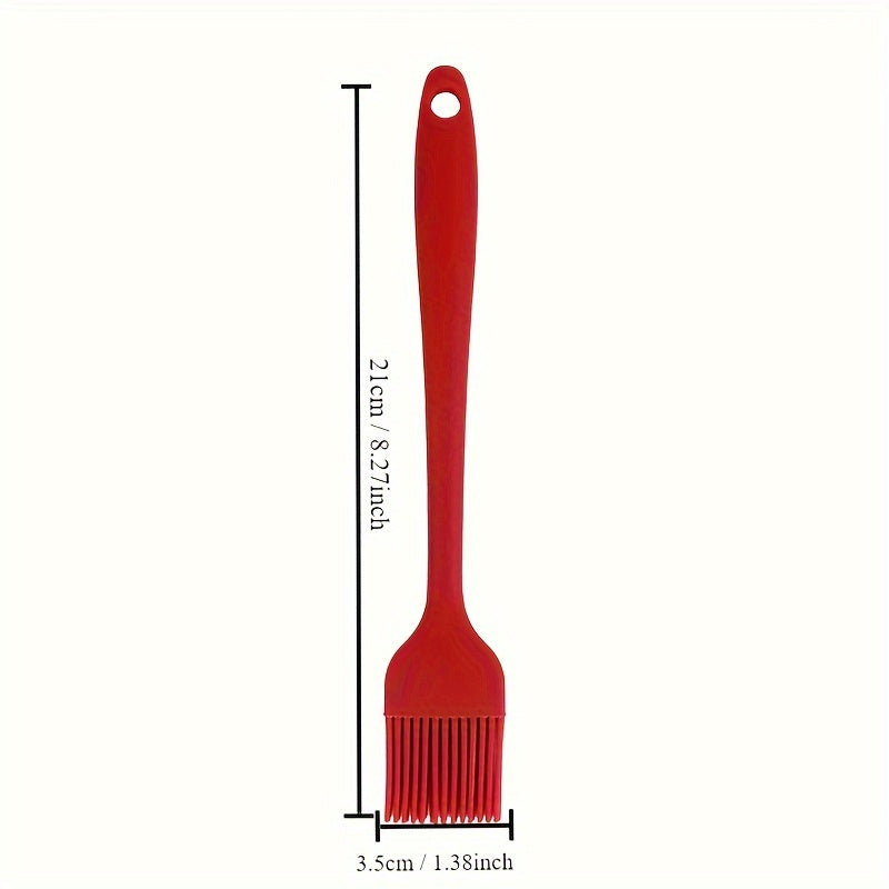 2pcs Silicone Basting Brushes Heat Resistant Easy to Clean Durable Kitchen Barbe