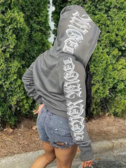 Full Zip Hooded Sweatshirts Long Sleeve Top Jacket for Women