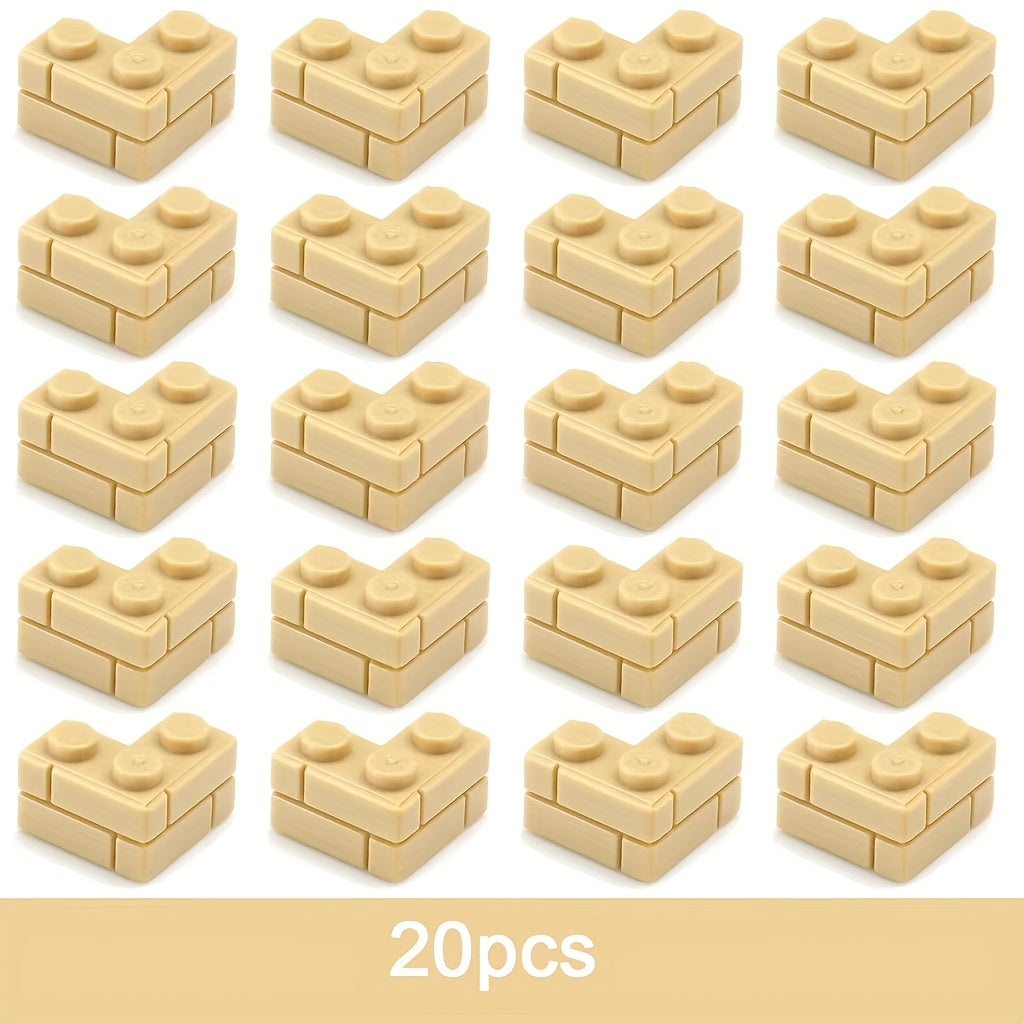 20pcs Corner Wall Tiles Small Pieces 1 2 Building B