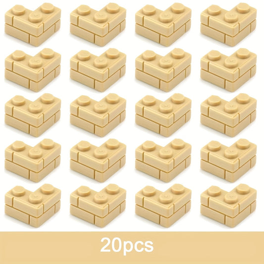 20pcs Corner Wall Tiles Small Pieces 1 2 Building B
