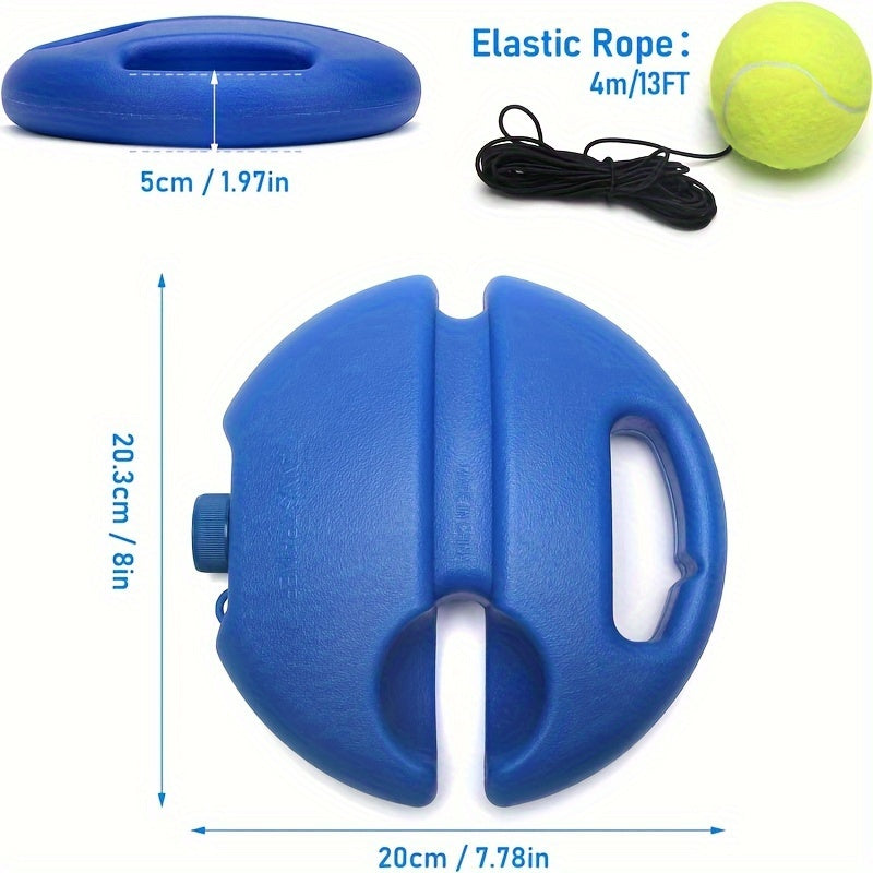 Single Tennis Trainer with Base and Ball