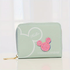 Children's Cartoon Zipper Coin Purse & Card Holder