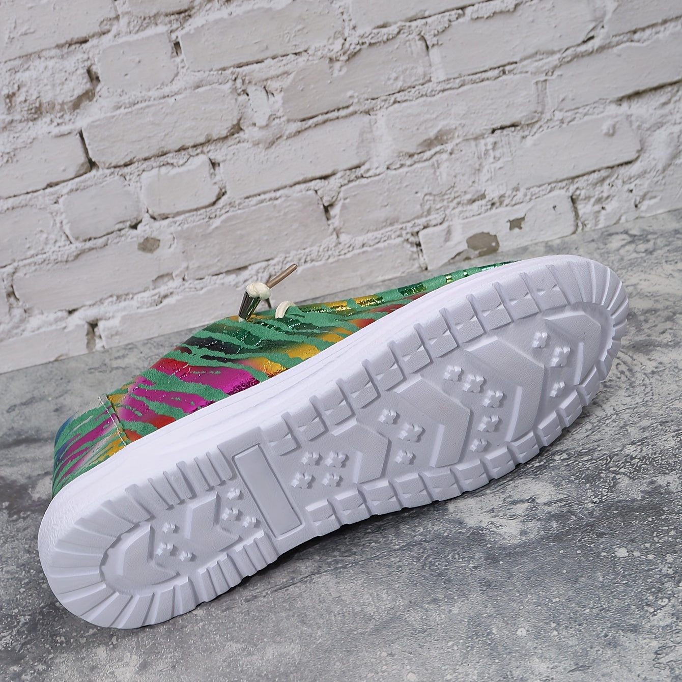 Women's Lightweight Lace Up Loafers Low Top Sneakers