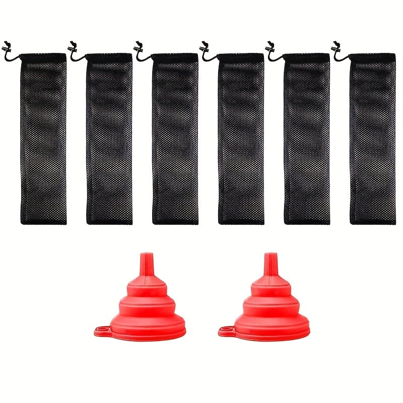 8pcs Hanging Mesh Bird Feeder Sack Bag Outdoor Balcony Feeding Bee Pulling