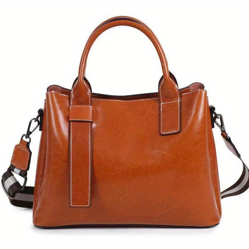 Vintage Leather Crossbody Bag & Tote