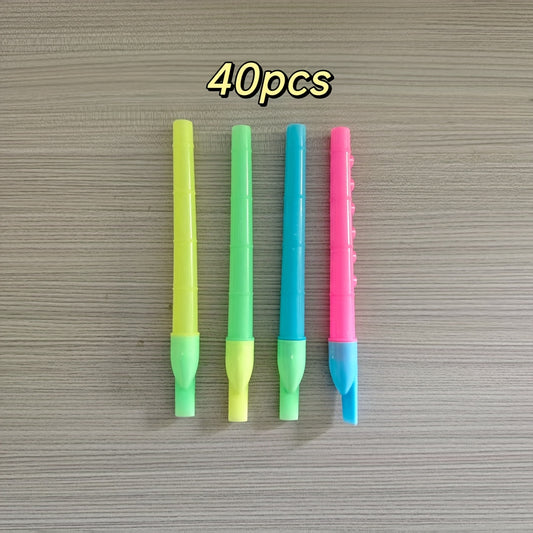 Vertical Recorder Toy Mini Fun Flute Instrument for Parties and Holidays