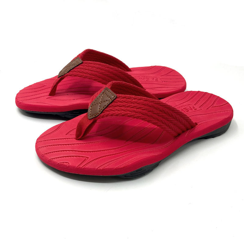 Men's Summer Flip Flops Lightweight Comfy Thong Sandals