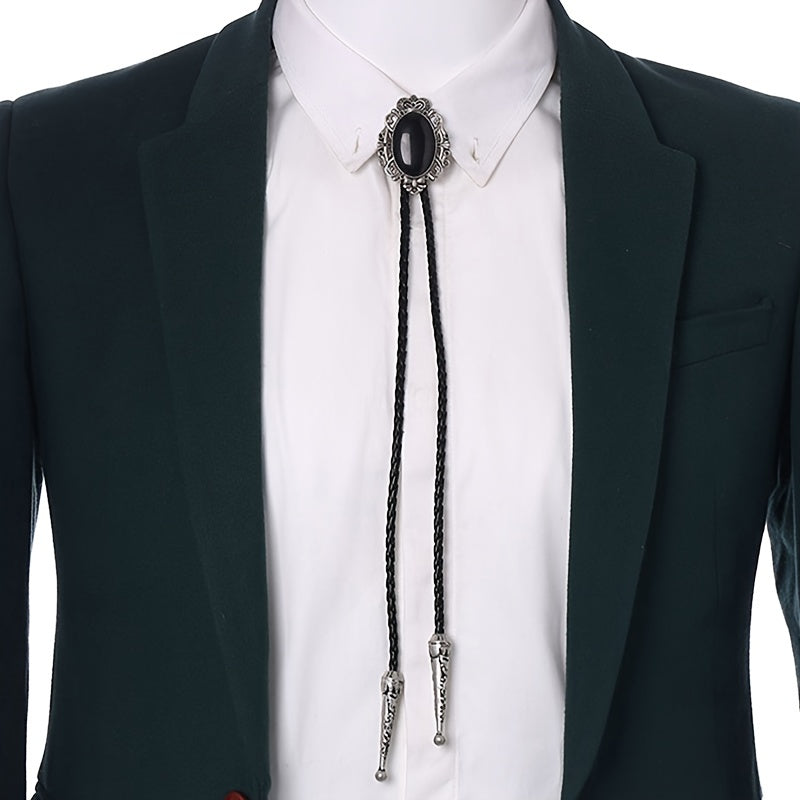 Classic Oval Bolo Tie Western Cowboy Shirt Bolo Ties