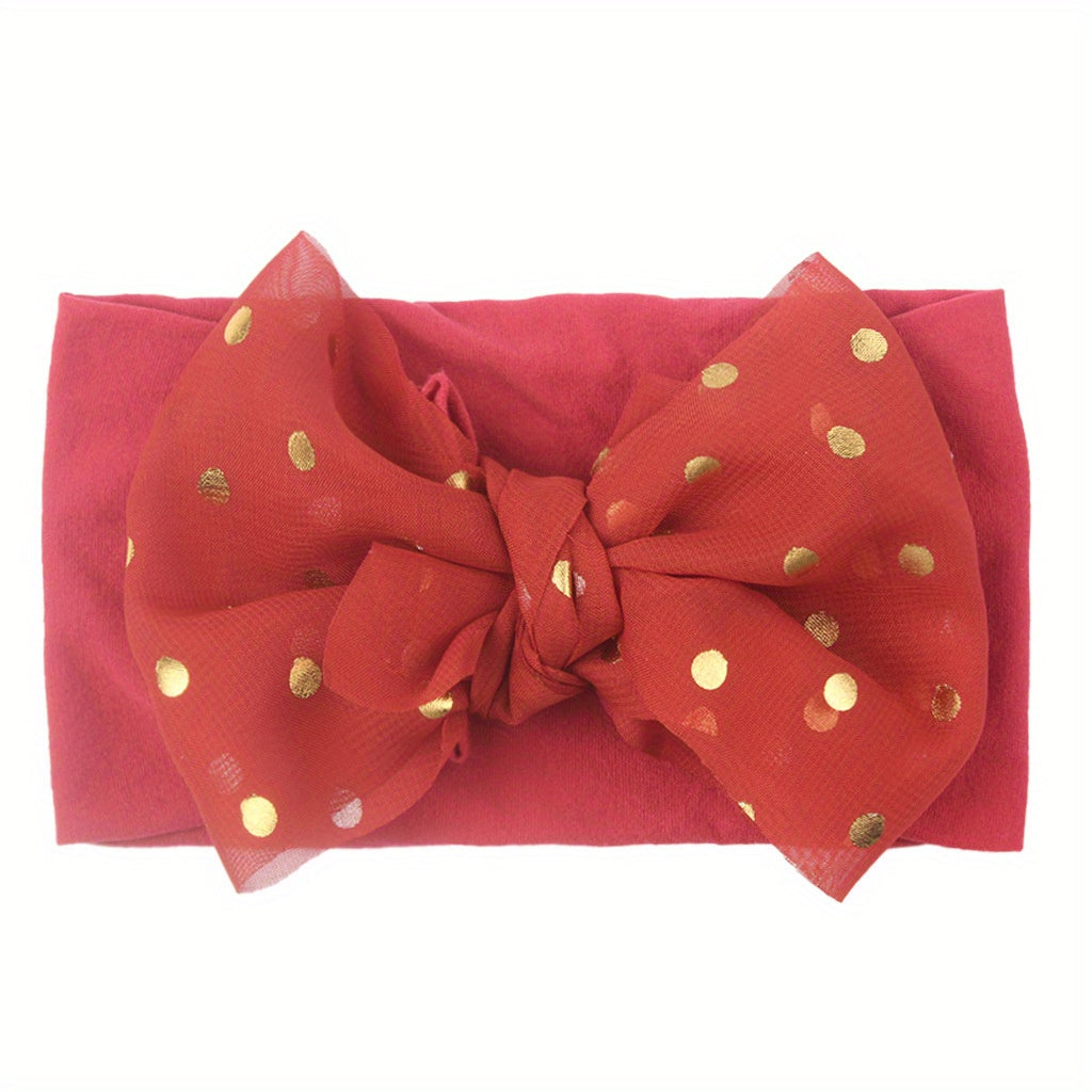 Baby Headbands Dotted Bowknot Hairbands Hair Accessories For Girls