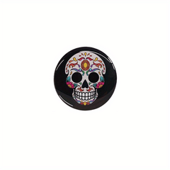 Golf Metal Hat Clip Skull Drop Glue Mark