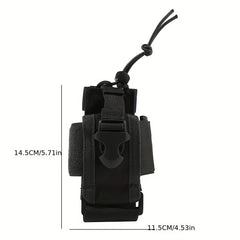Outdoor Walkie Talkie Holder Pouch with Buckle