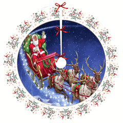 1pc Christmas Tree Skirts 121 92 Cm Christmas Tree Skirt Christmas Decorations