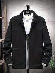 Men's Casual Stand Collar Jacket Coat For Fall Winter Leisure