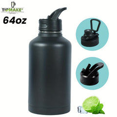 64oz Stainless Steel Insulated Water Bottle for Camping