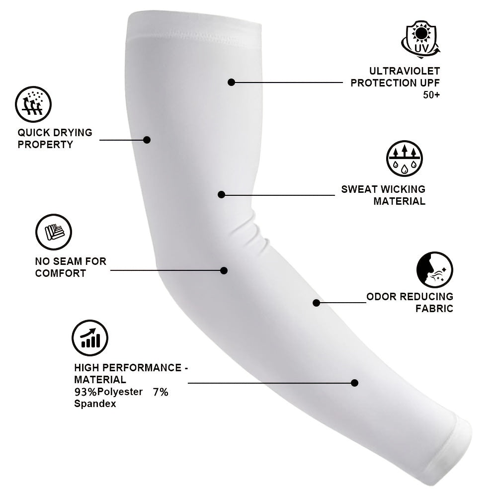 Men's Arm Sleeves for Outdoor Sports & Sunscreen