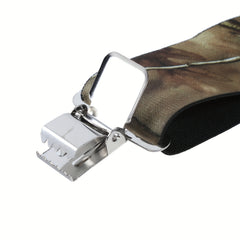 Men's Four Clip Strap Suspenders Printed Branch