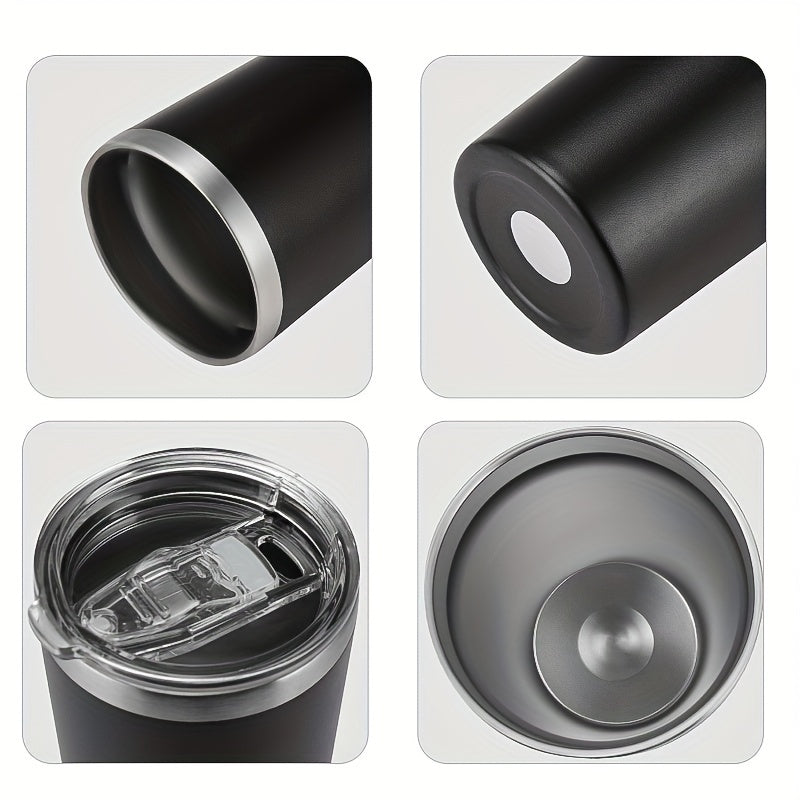 22oz Insulated Sports Water Cup Stainless Steel Double Wall Outdoor Travel Cup