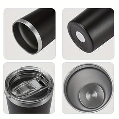 22oz Insulated Sports Water Cup Stainless Steel Double Wall Outdoor Travel Cup