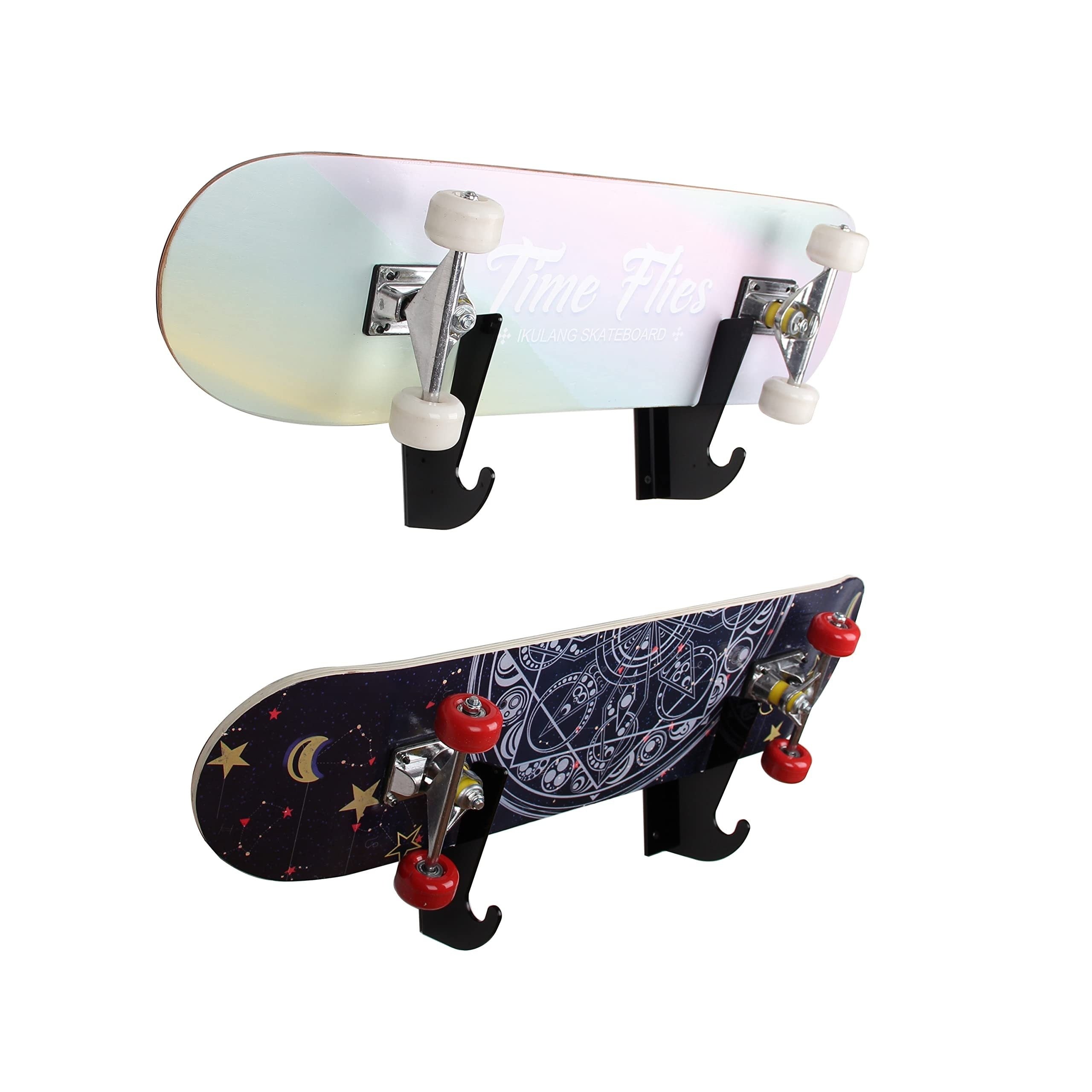 2pcs Skateboard Display Rack Skateboard Hook Holder