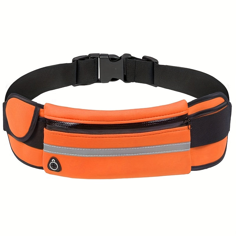 Waterproof Fanny Pack with Bottle Holder for Outdoor Fitness