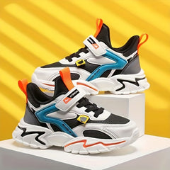 Boy's Chunky Street Style Shoes Non Slip Soft Sole Hook & Loop Fast