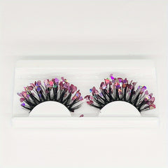 Glitter Sequin False Eyelashes Fluffy Volume Lashes Stage Makeup