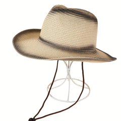 Casual Sunshade Straw Hat for Summer Beach Travel Unisex