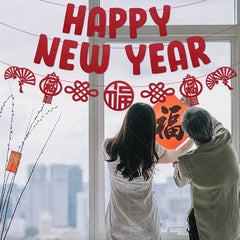 3pcs Chinese Years Party Decoration Banner Spring Hanging Ornaments