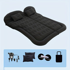 Inflatable Car Bed Cushion Portable Travel SUV Air Mattress Camping