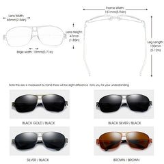 Men's Casual Polarized Square Sunglasses