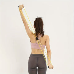 8 Shaped Yoga Tension Band Elastic Chest Expansion Tool Training Equipment