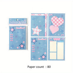 Sweet Cowboy Series Memo Pad Cartoon Small Sticker Memo