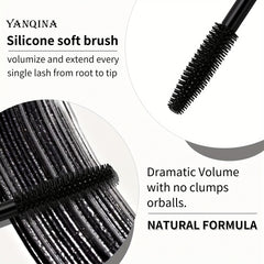 Waterproof Volumizing Mascara Long Lasting SmudgeProof Curly Holding Eyelashes