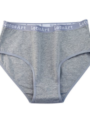 3pcs English Waist Cotton Bikini Panties Comfortable & Breathable