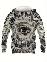 3D Print Hoodie Men Graphic Hooded Pullover Autumn Clothing