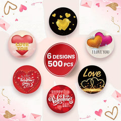 500pcs Love Stickers Crafts Stickers St Classroom Decoration Stickers